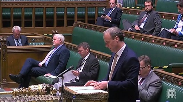 Foreign Secretary Dominic Raab accuses China of 'flagrant assault' on rights of Hong Kong citizens as he offers 3 million right to move to UK