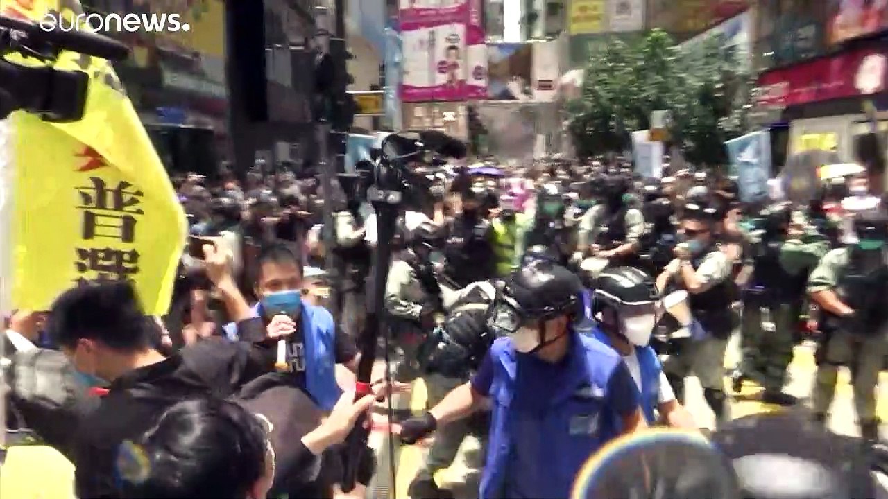 Sicherheitsgesetz in Hongkong: Die Polizei greift zu