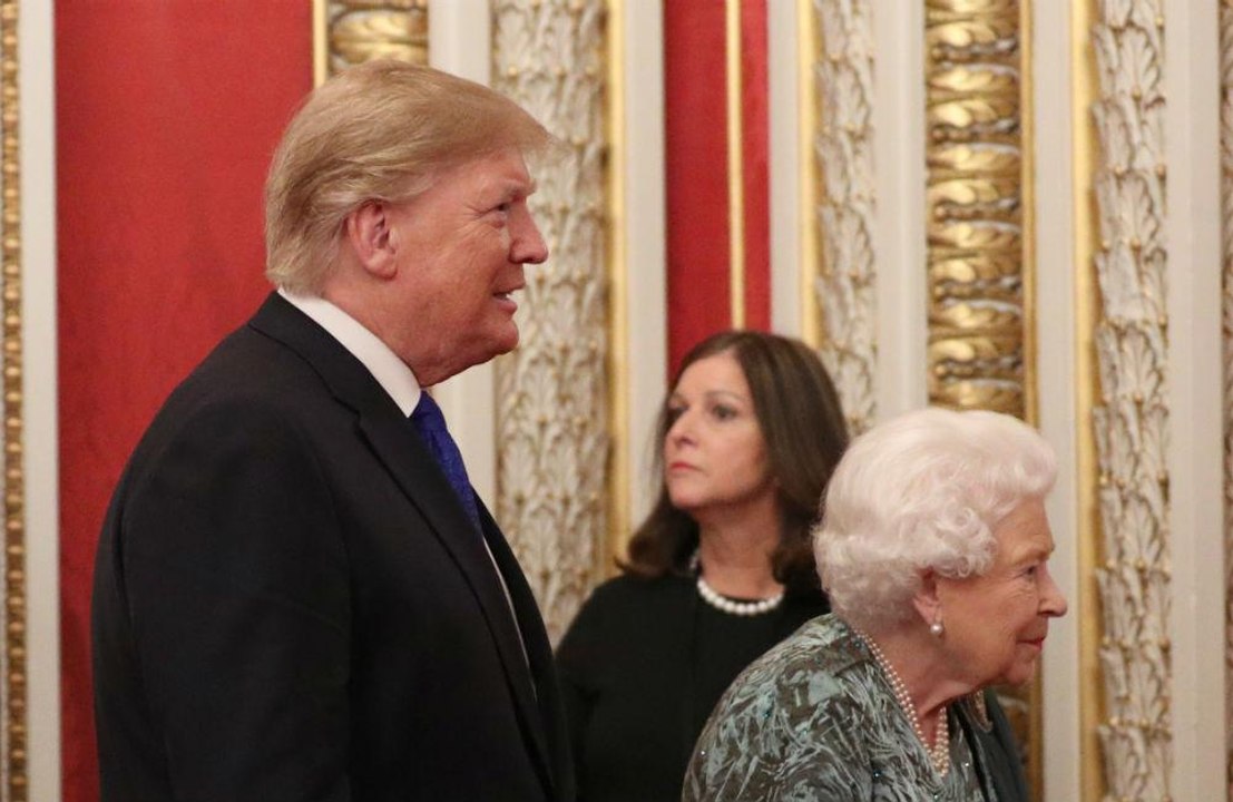 Königin elizabeth telefoniert mit donald trump