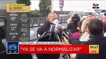 Berni: "Hay que estar en el lugar para agilizar las cosas"