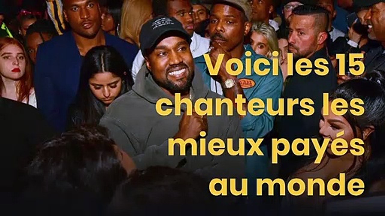 Voici les 15 chanteurs les mieux payés au monde