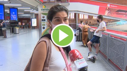 Nueva normalidad en Atocha durante la operación salida