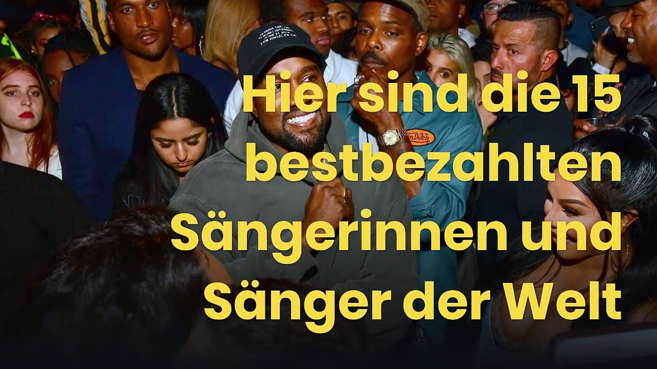Hier sind die 15 bestbezahlten Sängerinnen und Sänger der Welt