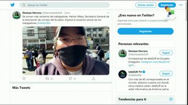 Ecuador: trabajadores de Correos exigen pagos salariales atrasados