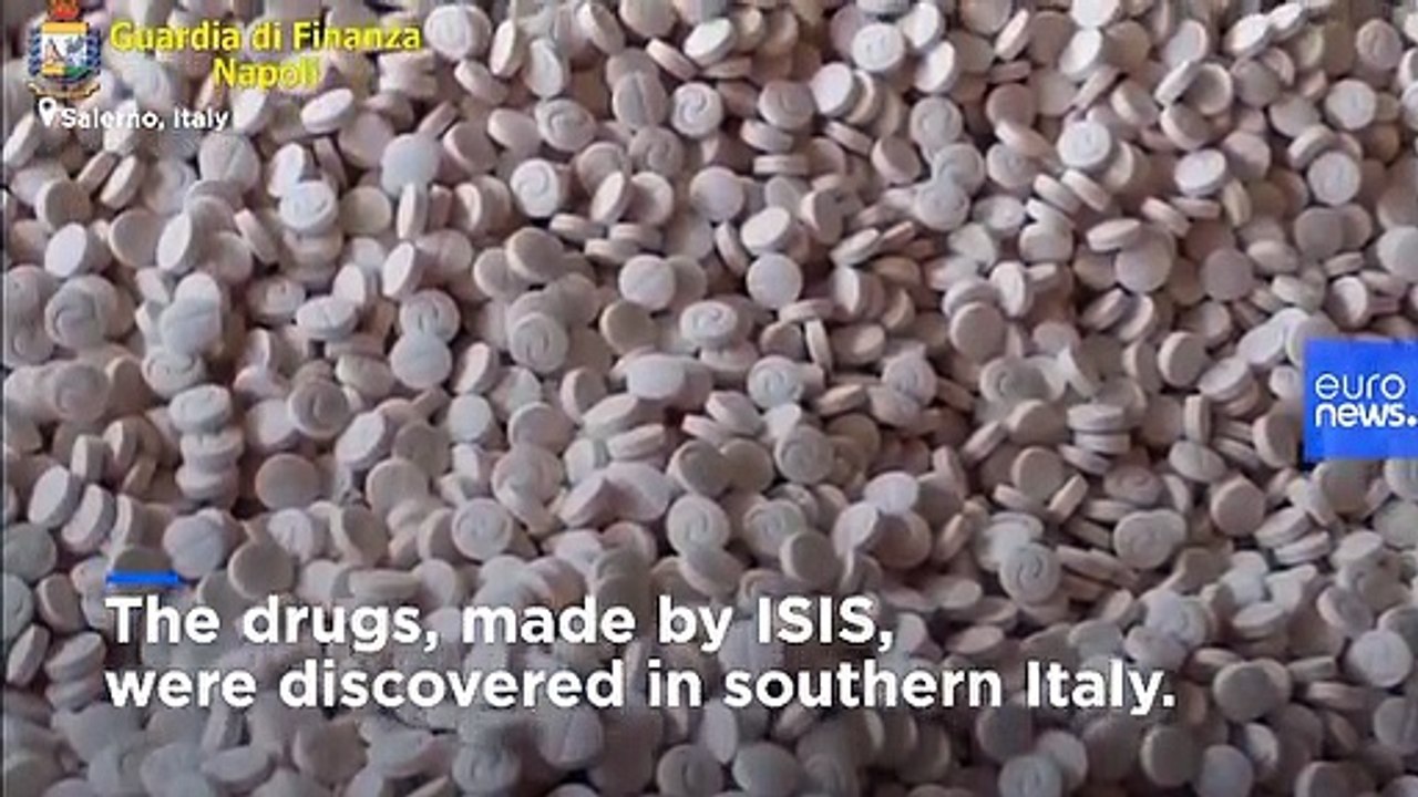 'World's largest seizure of amphetamines': Ital...
