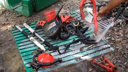 Yamaha Chappy Full Restoration   80cc Chappy bike Full Restoration