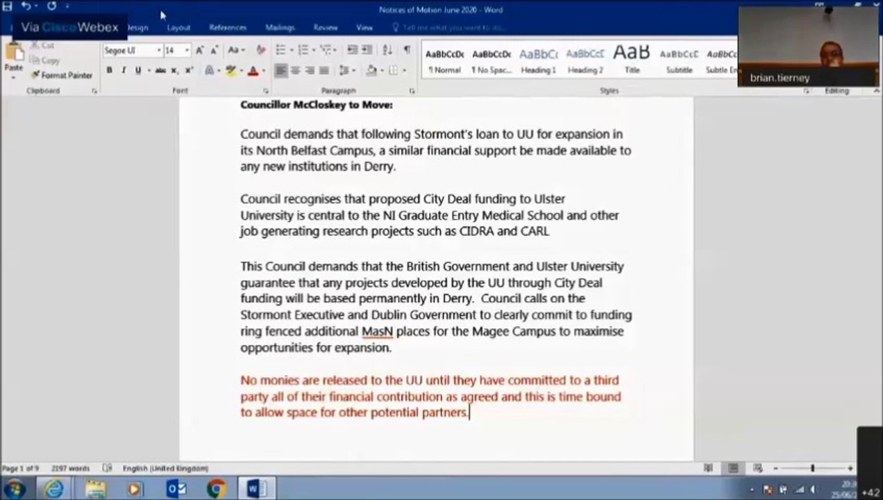 Council demands guarantee City Deal money will be spent in Derry