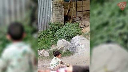 Heartbreaking: 3-year-old crying over body of grandfather