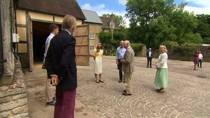 Prince Charles visits organic flour mill