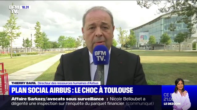 Thierry Baril (DRH d'Airbus): Il y aura des départs contraints si nous n'avons pas réussi à trouver toutes les solutions au préalable