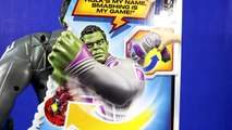 Marvel Avengers Endgame Power Punch Hulk   Hulk Smash Vs Thanos Family ! Superhero Toys