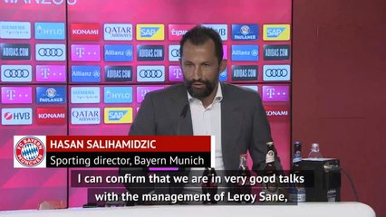 Bayern confirm they're in talks to finalise Sane deal