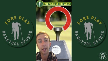 Golf picks! Rocket Mortgage Classic. And we’re riding with the fans