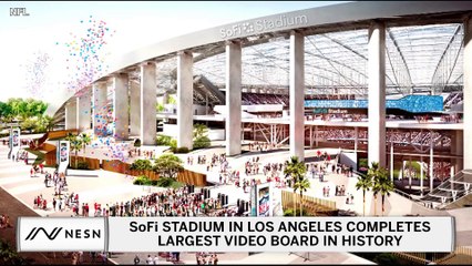 SoFi Stadium In Los Angeles Completes Largest Video Board In Sports