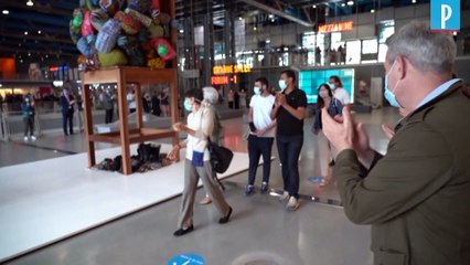 Download Video: Réouverture du Centre Pompidou à Paris : les premiers visiteurs applaudis