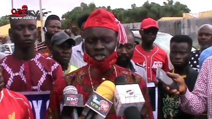 Download Video: Alleged sponsor of fire arms: Group protests, accuses Edo Police command of compromise