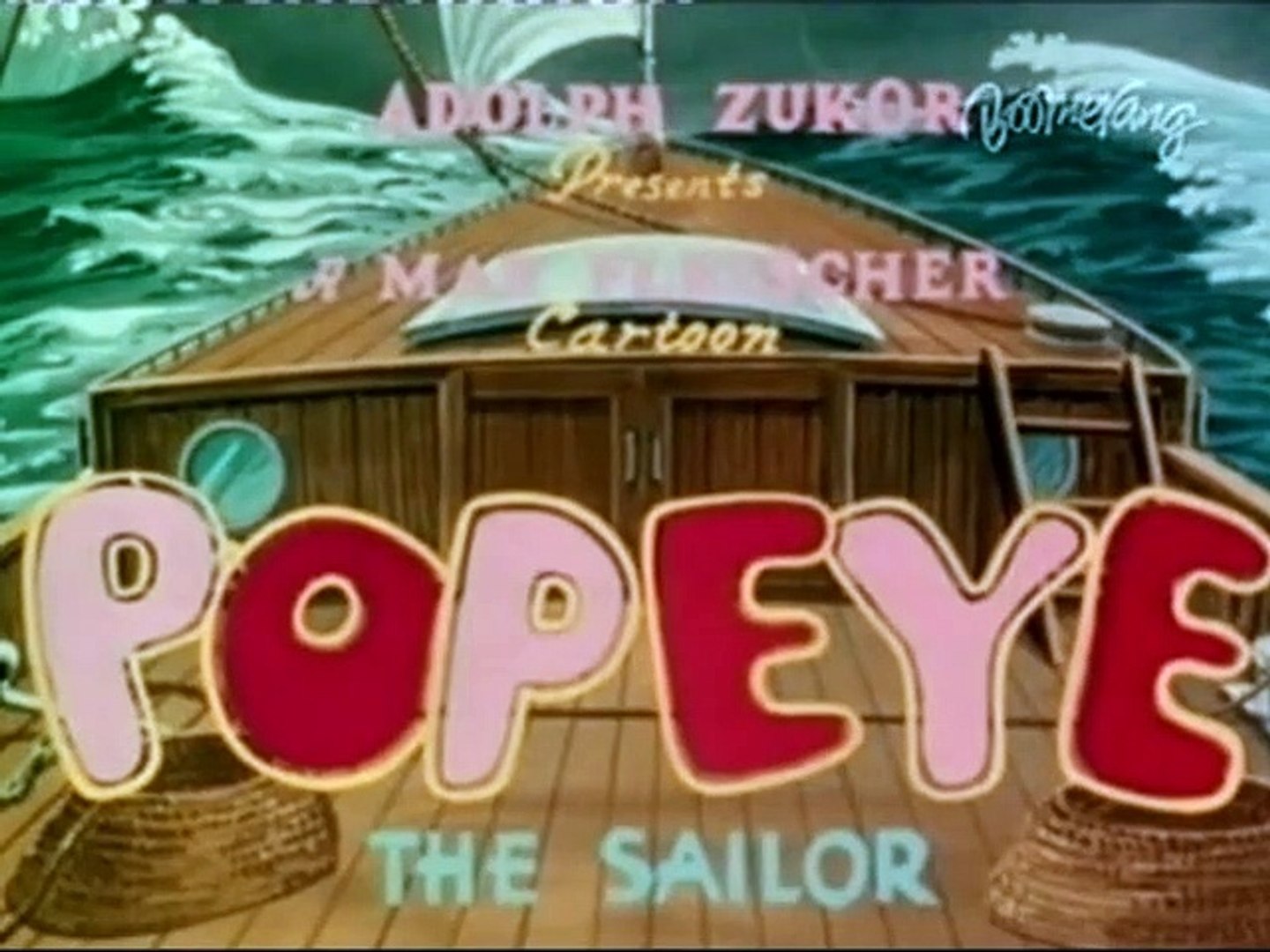 Popeye Shiver Me Timbers 1934 Colorized Video Dailymotion