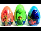 Giant Eggs Zootopia Finding Dory Disney Giant Good Dinosaur Blind Bags Kinder Pets Zootropolis ｡◕‿◕｡