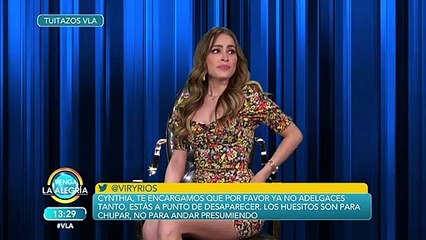¡Cynthia Rodríguez está de regreso en la silla de los Tuitazos VLA! ¿Qué dijeron? | Venga La Alegría