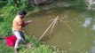 Traditional Net Fishing The Most Catch Fishing With Beautiful Natural