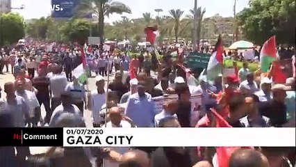 Nouvelle manifestation à Gaza contre le plan d'annexion israélien