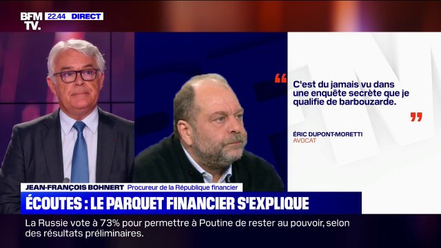 Ce sont des mots qui sont choquants et qui font mal : le procureur de la République financier répond à Eric Dupond-Moretti