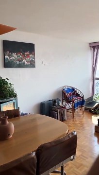 Tremblement de terre vu d'un appartement à Mexico au 19e étage !