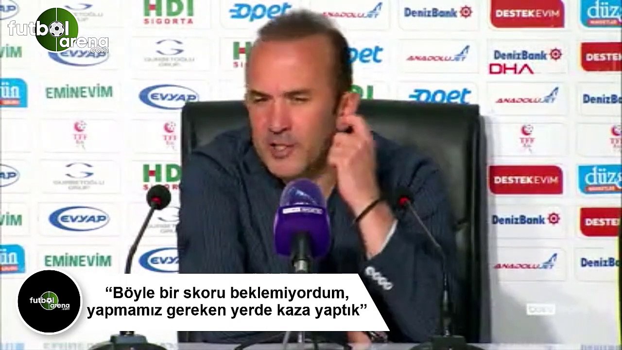 Mehmet Özdilek: "Böyle bir skoru beklemiyordum, yapmamız gereken yerde kaza yaptık"