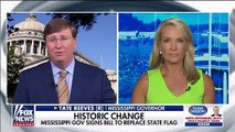 Mississippi gov discusses removing confederate symbol from state flag