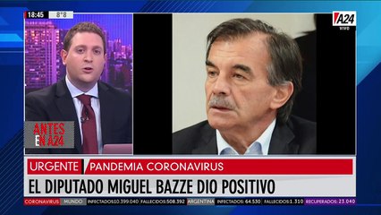 El diputado Miguel Bazze dio positivo por coronavirus