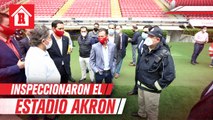 Autoridades de Zapopan inspeccionan Estadio Akron