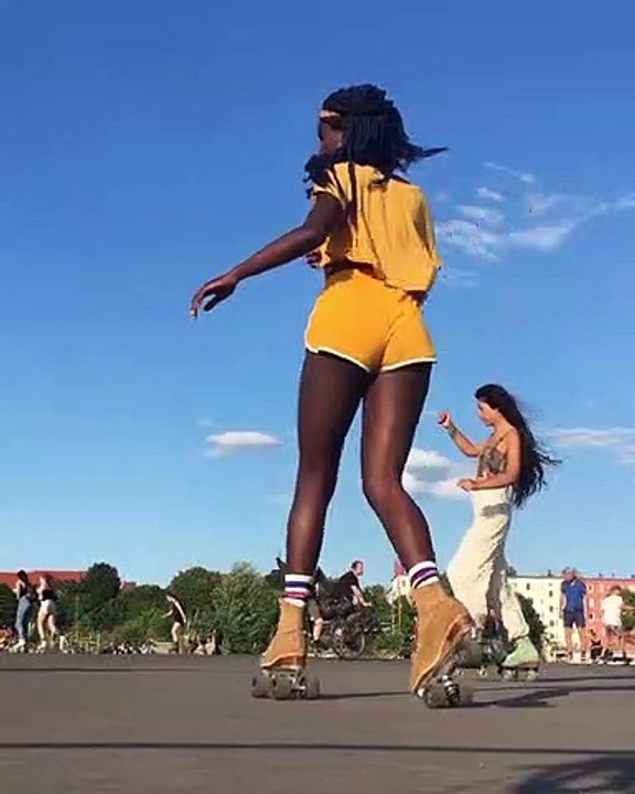 Danse sur place en roller