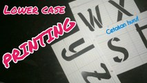 Cara buat cetakan huruf kecil dari kertas_HD