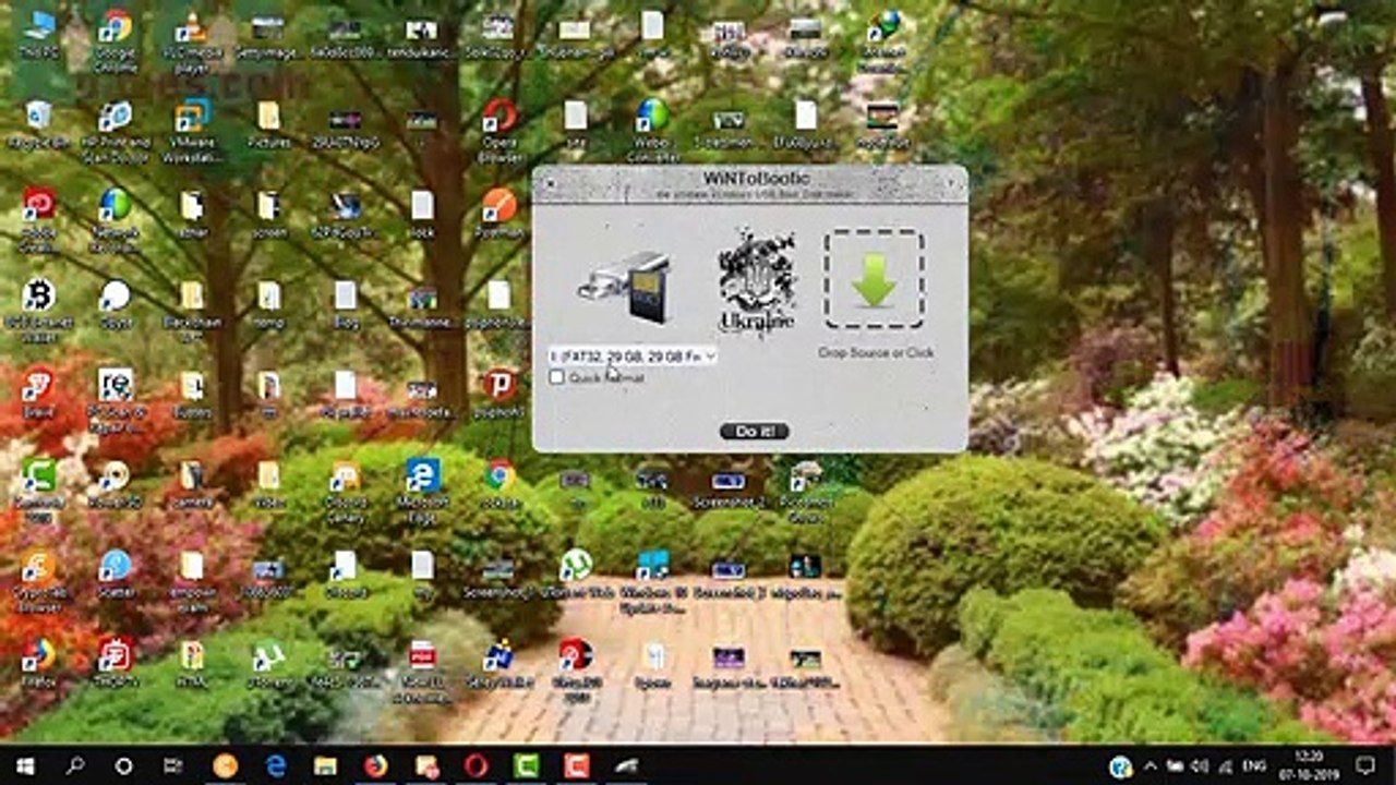 Create Windows 10 bootable Pendrive (Quick way)