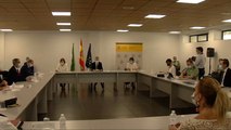 Marlaska preside la reunión con mandos de Policía y Guardia Civil en Algeciras