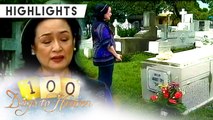 Anna pays her respects to Lola Pilar's grave | 100 Days To Heaven