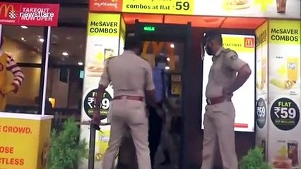 Shops sealed for disregarding social distancing guidelines after number of COVID-19 cases rises in southern India