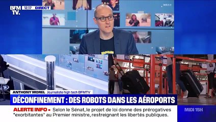 Déconfinement: des robots dans les aéroports - 02/07
