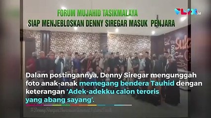 Tak Main-main, Santri Tasikmalaya Ancam Denny Siregar