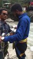 Manali River crossing with friends Aug 2018