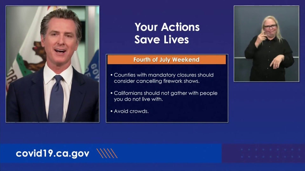 LIVE: Governor Gavin Newsom gives an update on California's COVID-19 fight