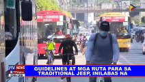 Guidelines at mga ruta para sa mga traditional jeep, inilabas na; ilang grupo ng drivers, handa nang magbalik-pasada
