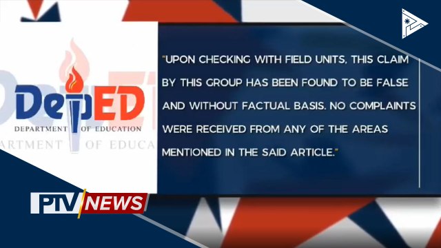 Umano'y 'house-to-house' ng mga guro para maabot ang enrollment quota, pinabulaanan ng DepEd