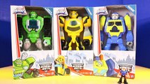 Playskool Heroes Rescue Bots Robot Wars Battle With Hulk Spider-man And Black Panther
