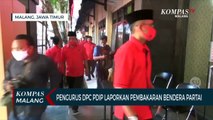 Pengurus DPC PDIP Kota Malang Laporkan Pembakaran Bendera Ke Polisi