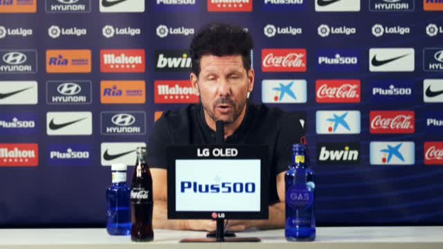 Simeone: Tres minutos pueden ser determinantes, perdimos una final de Champions por tres minutos