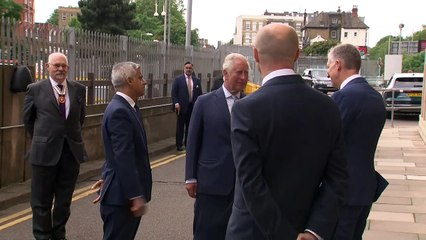 Prince Charles thanks TFL staff for keeping services running