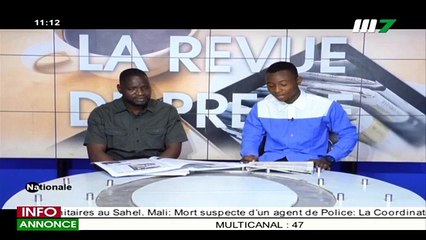 REVUE DE PRESSE DU 02 JUILLET 2020