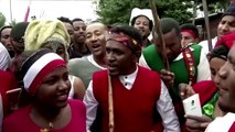 Tensions high as Ethiopia buries protest singer