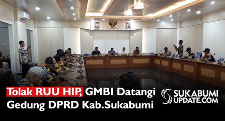 Tolak RUU HIP, GMBI Datangi Gedung DPRD Kab.Sukabumi